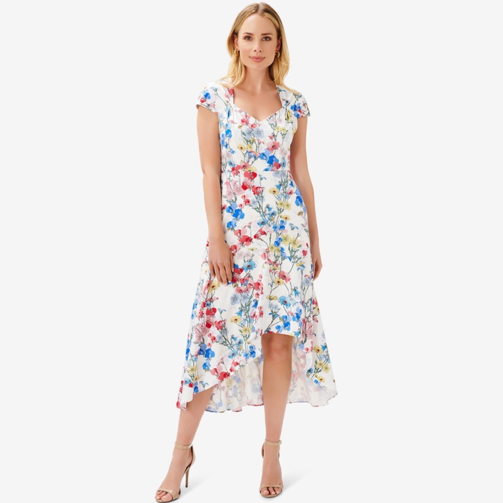 Sweetheart Neckline Midi Dress